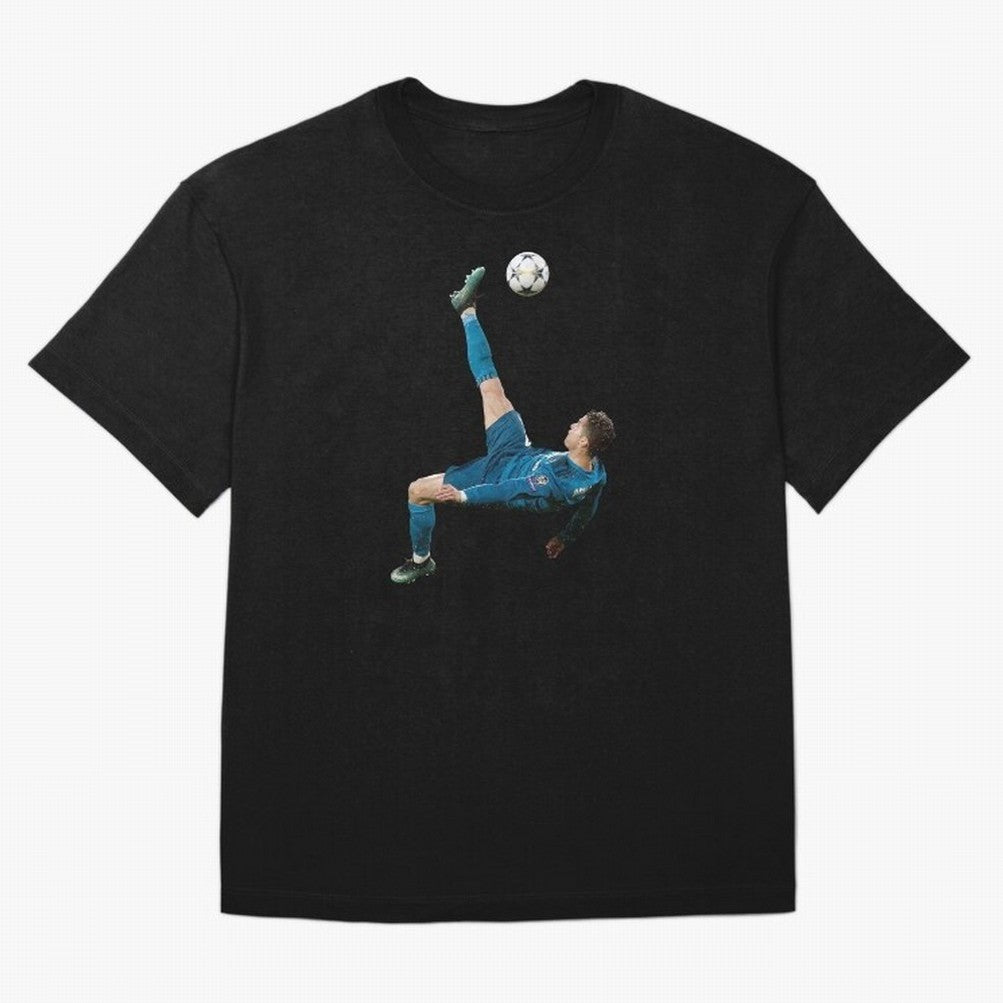 freestyle over head kick Oversized T-Shirt Celebrate the Magic of FIFA World Cup 2026 Spirit, Capturing Argentina, Messi and Cristiano Ronaldo, Retro Football Energy, Iconic Rivalries, Trophy Chase Drama and Stadium Atmosphere; Perfect for People