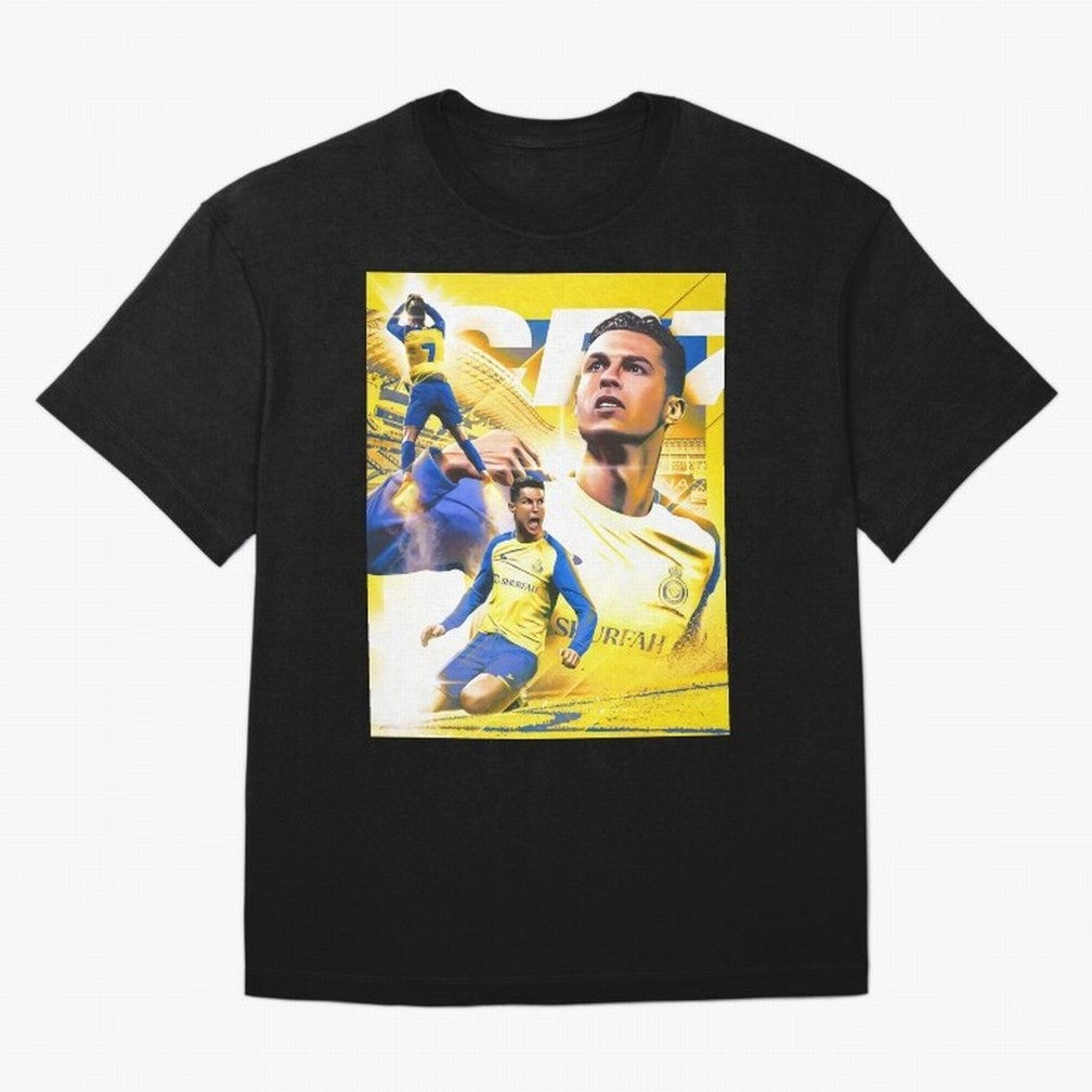 Cr7 Al Nassr Oversized T-Shirt Refresh FIFA World Cup 2026 USA Canada Mexico for Fans of Cristiano Ronaldo and Portugal, Bringing Worldwide Fan Energy, Dramatic Goals, Stadium Lights and Championship Celebrations; Great for Watch Parties, Sports
