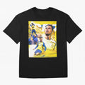 Cr7 Al Nassr Oversized T-Shirt Refresh FIFA World Cup 2026 USA Canada Mexico for Fans of Cristiano Ronaldo and Portugal, Bringing Worldwide Fan Energy, Dramatic Goals, Stadium Lights and Championship Celebrations; Great for Watch Parties, Sports