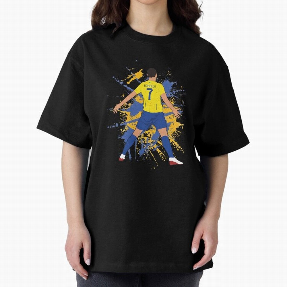 siuu cristiano alnasr football Oversized T-Shirt Celebrate the Magic of FIFA World Cup 2026 USA Canada Mexico Connected to Cristiano Ronaldo, Haaland and CR7, Brazil, Portugal and Argentina Energy, Retro Football Energy, Iconic Rivalries, Trophy