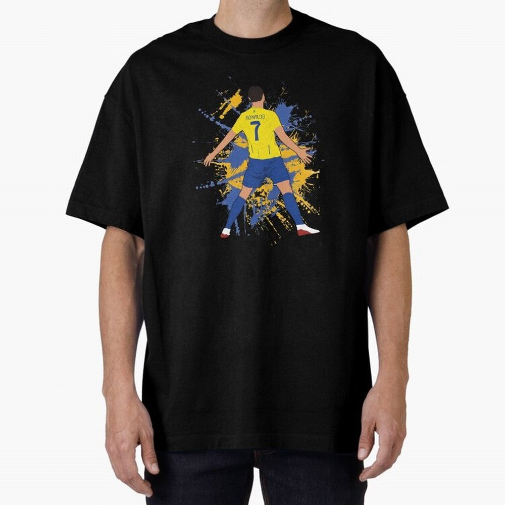 siuu cristiano alnasr football Oversized T-Shirt Celebrate the Magic of FIFA World Cup 2026 USA Canada Mexico Connected to Cristiano Ronaldo, Haaland and CR7, Brazil, Portugal and Argentina Energy, Retro Football Energy, Iconic Rivalries, Trophy