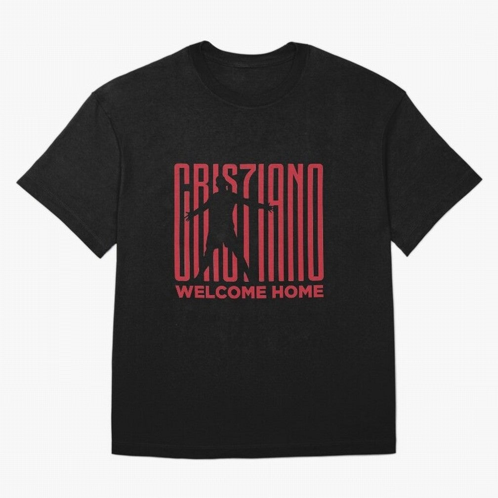 Welcome home Cristiano Ronaldo Oversized T-Shirt Celebrate Global Passion for FIFA World Cup 2026 USA Canada Mexico Inspired by Mbappe and Neymar, France Energy, Supporter Pride, Iconic Celebrations, Legendary Names and Global Match Day Energy;