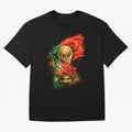 Portugal Football National Pride Oversized T-Shirt Honor Football Greatness during Match Day Hype around FIFA World Cup 2026, CR7 and Messi, Portugal, Vintage Soccer Flavor, Modern Football Stars, National Flags and Final Night Emotion; Ideal for