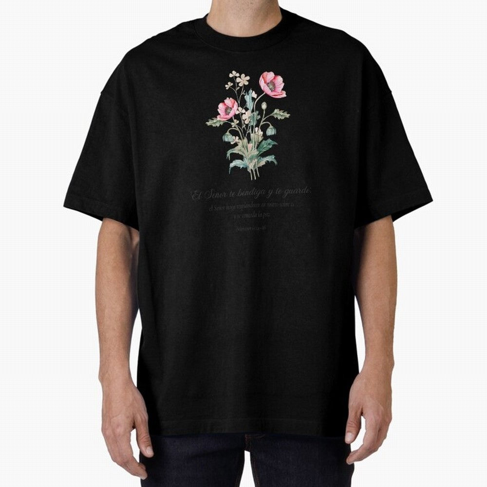 N¨²meros 6:24¨C26 ¨C El Se?or te bendiga y te guarde | Bendici¨®n B¨ªblica Floral | Regalo Cristiano Oversized T-Shirt Bring Retro Soccer Energy to FIFA World Cup 2026 USA Canada Mexico Spirit, Driven by Spain and Netherlands, Haaland, Champion