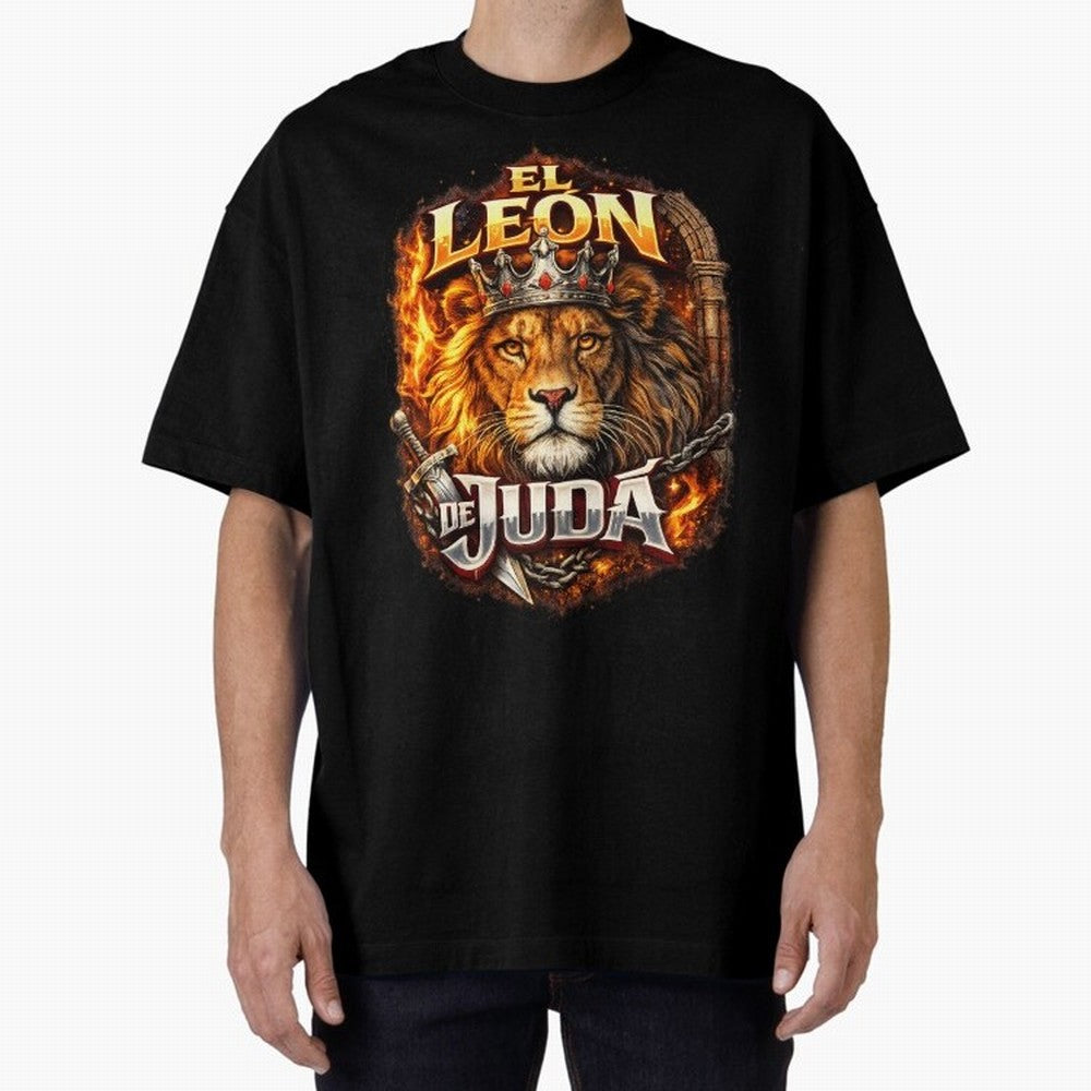 The Lion of Judah Oversized T-Shirt Celebrate Supporters United by FIFA World Cup 2026 Spirit, Featuring Spain and Netherlands, Neymar, Haaland and Cristiano Ronaldo, Goal Celebration Energy, Supporter Heritage, Football Icons and Worldwide