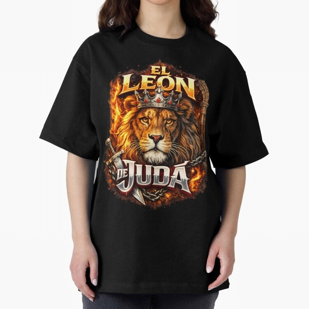 The Lion of Judah Oversized T-Shirt Celebrate Supporters United by FIFA World Cup 2026 Spirit, Featuring Spain and Netherlands, Neymar, Haaland and Cristiano Ronaldo, Goal Celebration Energy, Supporter Heritage, Football Icons and Worldwide