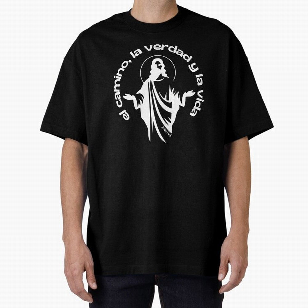 el camino, la verdad y la vida Oversized T-Shirt Celebrate the Biggest Stage of FIFA World Cup 2026 Group Stage Featuring Cristiano Ronaldo, France and Portugal Energy, Match Day Excitement, Supporter Culture, Golden Goals and Global Football