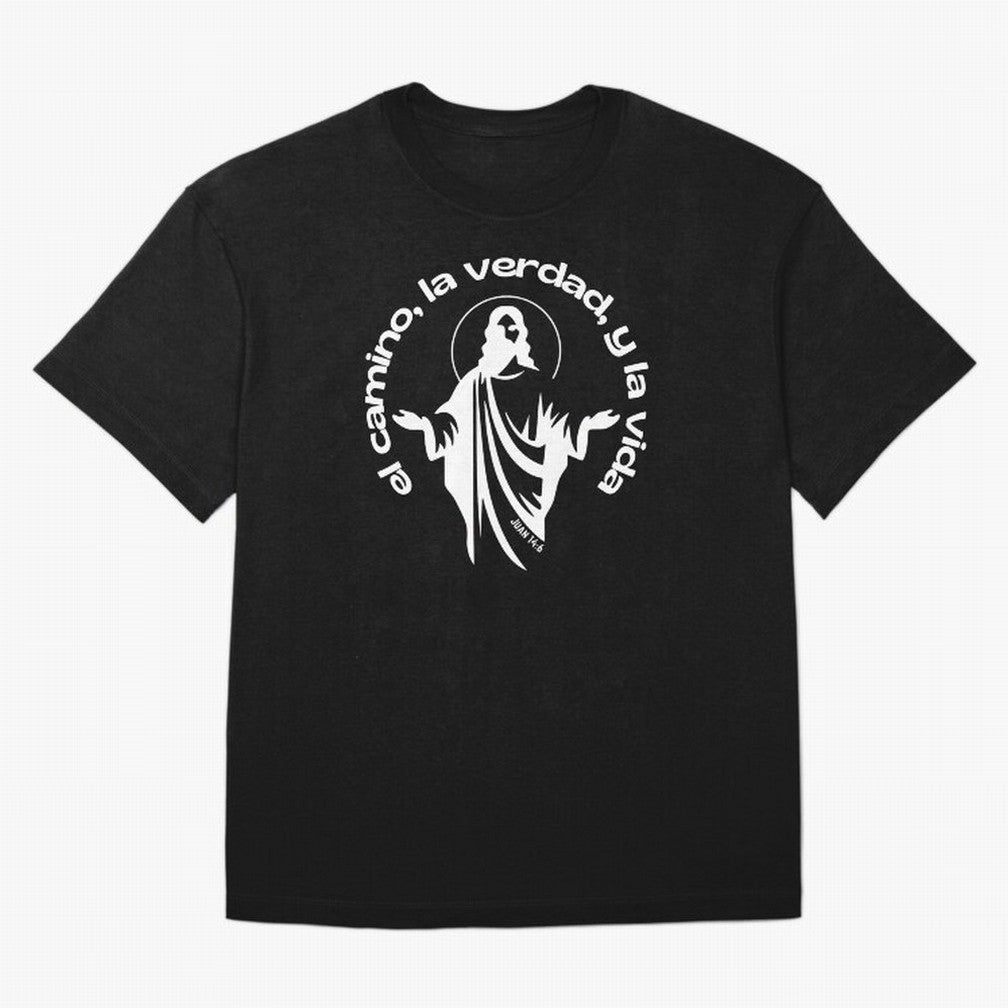el camino, la verdad, y la vida Oversized T-Shirt Honor the Beautiful Game during FIFA World Cup 2026 USA Canada Mexico Spirit, Filled with Brazil, Portugal and Argentina, Haaland, Retro Football Energy, Iconic Rivalries, Trophy Chase Drama and