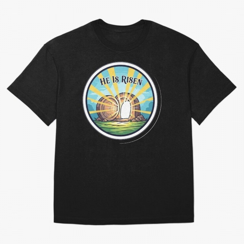 He Is Risen Indeed Easter Faith Sticker Oversized T-Shirt Bring Match Day Fire to the FIFA World Cup 2026 Group Stage Journey through Haaland Highlights, Brazil Pride, Soccer Culture, Superstar Moments, National Team Dreams and Competitive Fire;