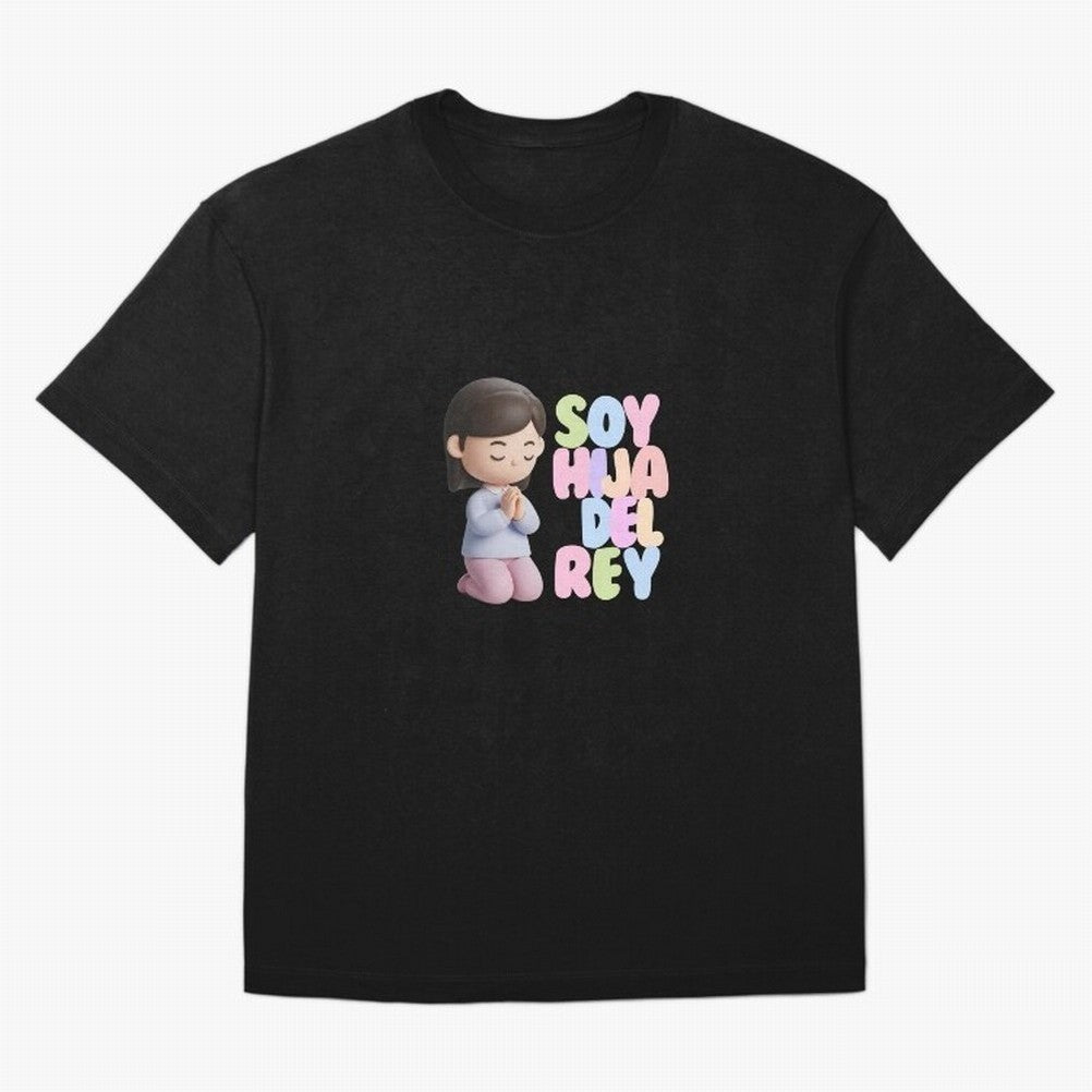 Soy Hija del Rey | Dise?o Cristiano Dulce en Colores Pastel Oversized T-Shirt Bring a Champion Mindset to Global Football Passion for FIFA World Cup 2026, Celebrating Haaland and Mbappe, Brazil, Stadium Chants, National Pride, Trophy Dreams and