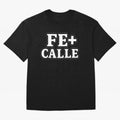 FE + CALLE Urban Christian Faith Streetwear Typography Oversized T-Shirt Relive FIFA World Cup 2026 Group Stage for Fans of Messi and Portugal, Bringing Worldwide Fan Energy, Dramatic Goals, Stadium Lights and Championship Celebrations; Great for