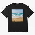 WALK BY FAITH - Through the Storm - Ocean Wave Art Oversized T-Shirt Show Match Day Excitement for FIFA World Cup 2026 Group Stage Spirit, Celebrating Spain, Mbappe, Soccer Culture, Superstar Moments, National Team Dreams and Competitive Fire;