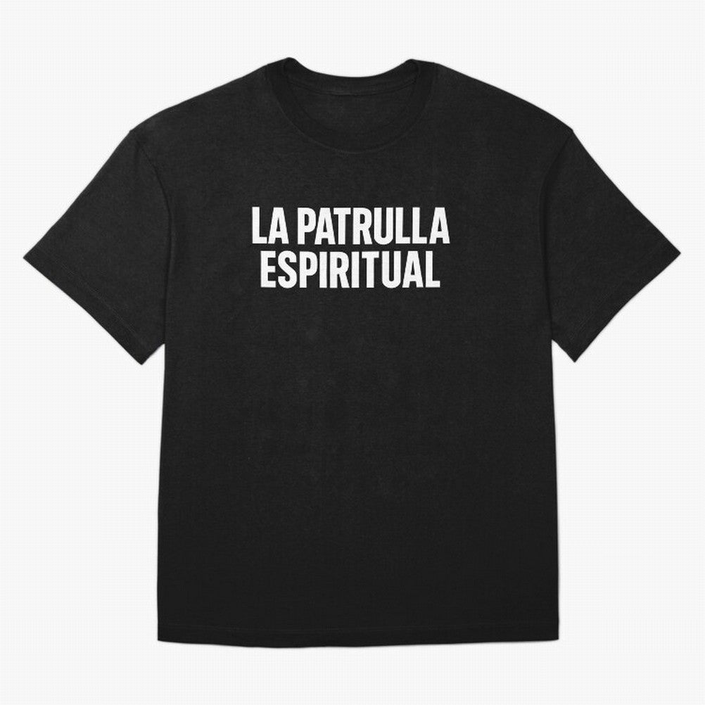 La Patrulla Espiritual, Spanish Faith Quote Gift, Christian Spiritual Humor Graphic Tee for Believers Latinos Oversized T-Shirt Elevate the FIFA World Cup 2026 USA Canada Mexico Journey through Messi Highlights, Spain Pride, Supporter Pride, Iconic