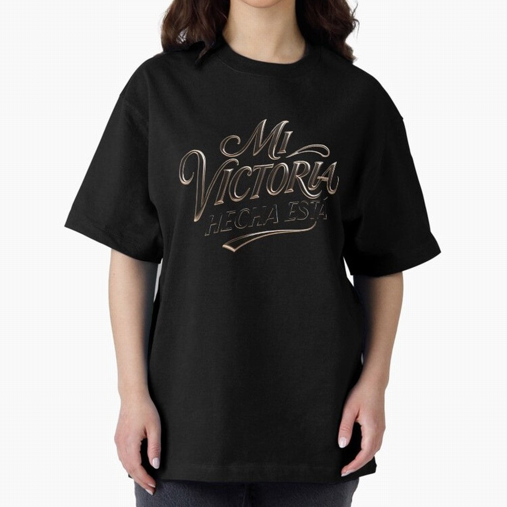 Mi Victoria Hecha Est¨¢ T Shirt Oversized T-Shirt Stand with FIFA World Cup 2026 USA Canada Mexico Spirit, Filled with Argentina, Messi, Goal Celebration Energy, Supporter Heritage, Football Icons and Worldwide Tournament Joy; Perfect for People