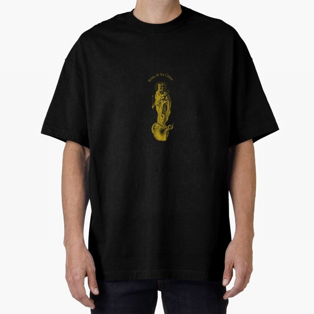Reina de los Cielos Oversized T-Shirt Feel the Roar of FIFA World Cup 2026 USA Canada Mexico Centered on Haaland, Brazil, Portugal and Argentina Energy, Championship Spirit, Famous Goals, Roaring Crowds and International Football Unity; Perfect for