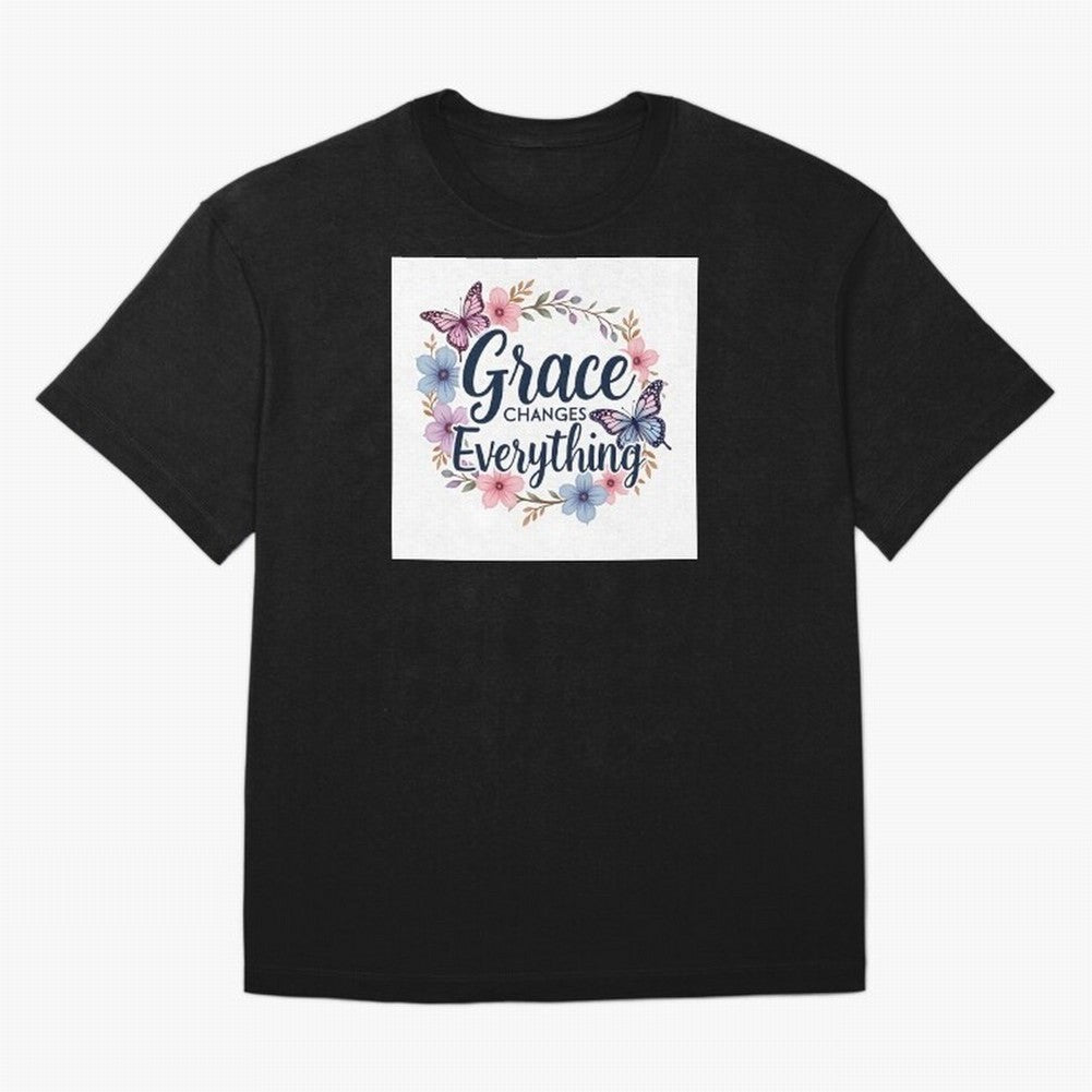 Grace Of God Changes Everything Oversized T-Shirt Stand Proud for FIFA World Cup 2026 USA Canada Mexico Featuring Neymar, Brazil Energy, Global Supporter Spirit, Legendary Goals, National Colors and Tournament Celebration; Perfect for Supporters