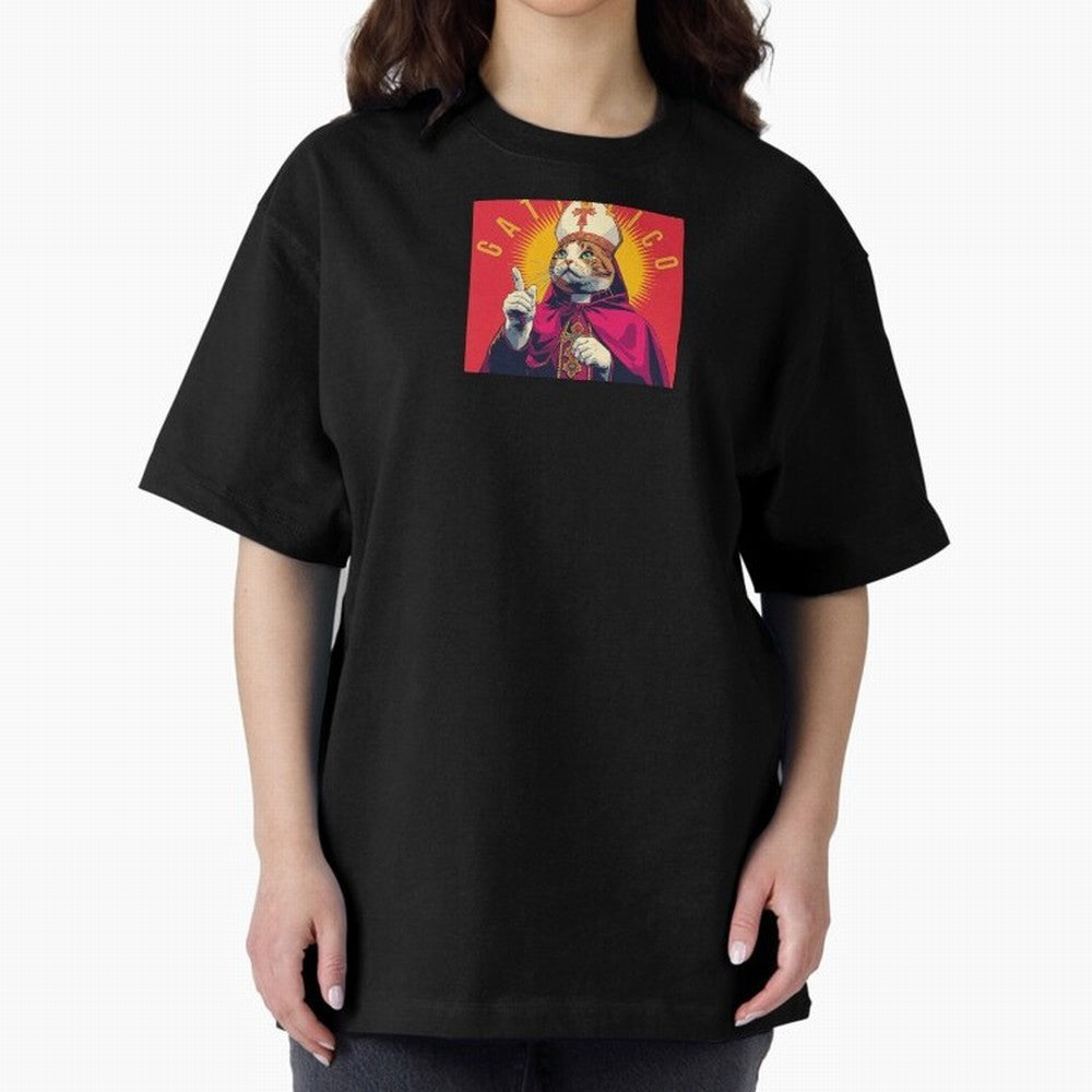 Gattolico Oversized T-Shirt Celebrate Global Football Passion for FIFA World Cup 2026 Group Stage, with Messi, Neymar and Mbappe, Brazil, Portugal and Argentina, Champion Mindset, Group Stage Buzz, Knockout Tension and Passionate Fan Culture;