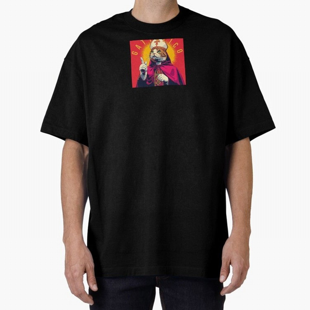 Gattolico Oversized T-Shirt Celebrate Global Football Passion for FIFA World Cup 2026 Group Stage, with Messi, Neymar and Mbappe, Brazil, Portugal and Argentina, Champion Mindset, Group Stage Buzz, Knockout Tension and Passionate Fan Culture;