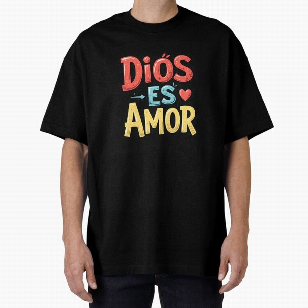 Dios Es Amor T Shirt Oversized T-Shirt Represent Football Lovers during the FIFA World Cup 2026 Journey through Messi, Neymar and Mbappe Highlights, England and Germany Pride, Game Day Rituals, Football Legends, Country Pride and the Road to the