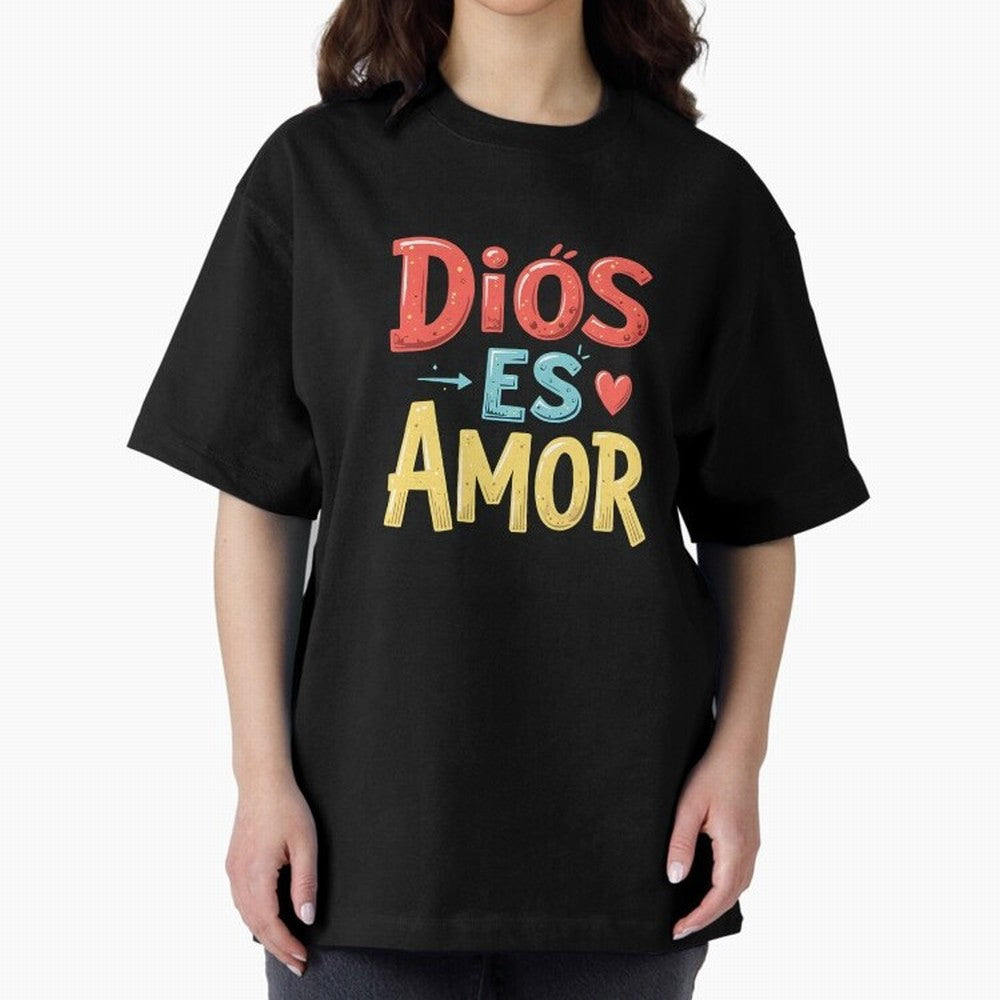 Dios Es Amor T Shirt Oversized T-Shirt Represent Football Lovers during the FIFA World Cup 2026 Journey through Messi, Neymar and Mbappe Highlights, England and Germany Pride, Game Day Rituals, Football Legends, Country Pride and the Road to the