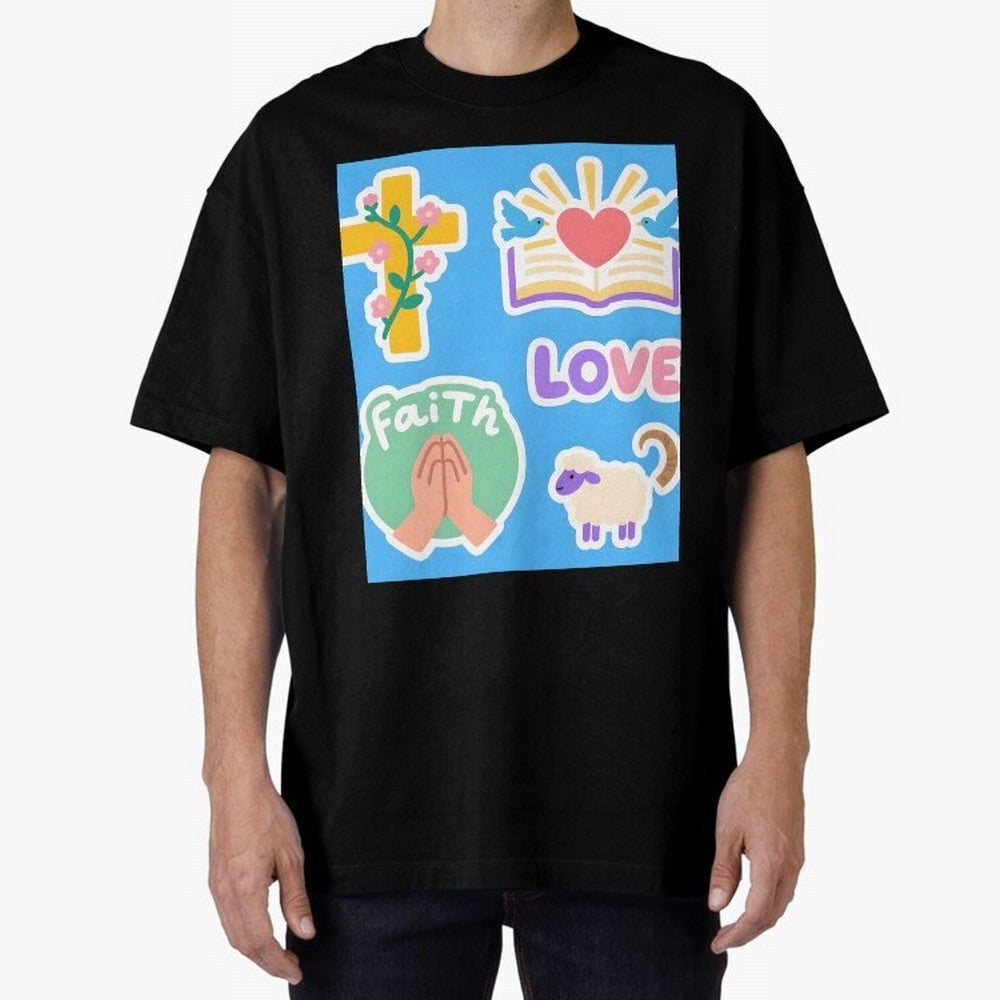 Love Faith T shirt Oversized T-Shirt Celebrate Golden Goal Energy in Match Day Hype around FIFA World Cup 2026 USA Canada Mexico, Messi, England, France and Netherlands, Football History, Final Match Energy, Crowd Noise and Once in a Lifetime