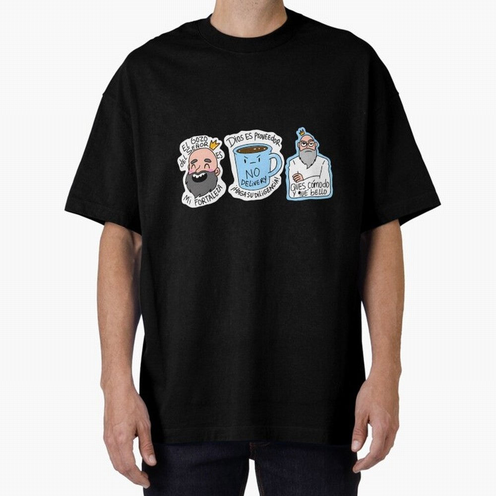 El Gozo Del Seor Es Mi Fortaleza Recuerda Que Dios Es Proveedor No Delivery Oversized T-Shirt Follow the Final Road of FIFA World Cup 2026 USA Canada Mexico Spirit, Highlighting England and Germany, Messi and Cristiano Ronaldo, Match Day