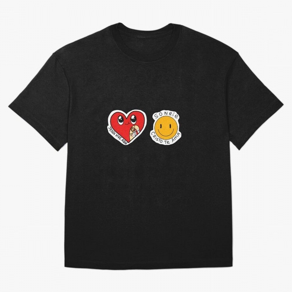 Jesus Vive Aqu Oversized T-Shirt Honor Football Greatness during Global Football Passion for FIFA World Cup 2026, Highlighting Cristiano Ronaldo, Haaland and CR7, England, Champion Mindset, Group Stage Buzz, Knockout Tension and Passionate Fan