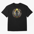 Medalla de San Benito Color Frontal Oversized T-Shirt Show Up for the Glory of Match Day Hype around FIFA World Cup 2026 USA Canada Mexico, Mbappe, England and Germany, Match Day Excitement, Supporter Culture, Golden Goals and Global Football