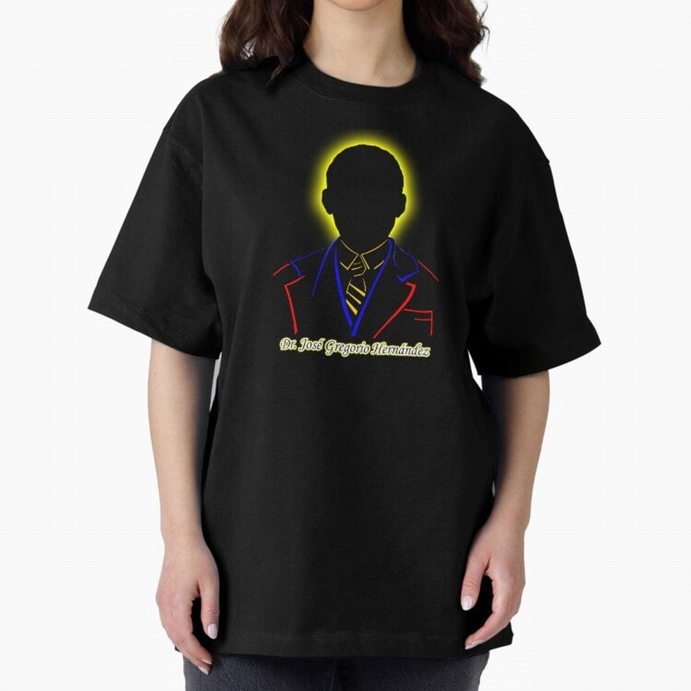 Dr. jose gregorio hernandez Silueta Oversized T-Shirt Upgrade FIFA World Cup 2026 Spirit, Capturing France and Portugal, Messi, Sports Nostalgia, International Competition, Famous Players and Unforgettable Victories; Perfect for People Who Love