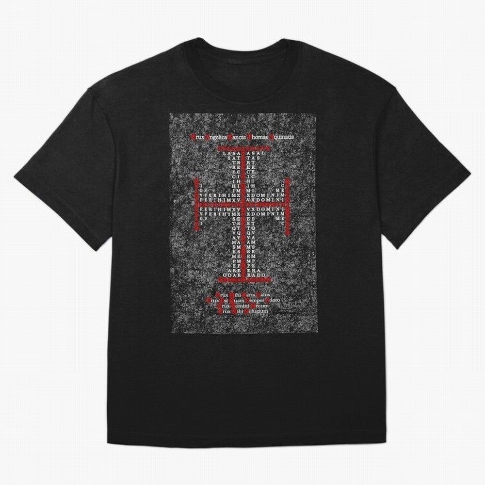 Cruz Ang¨¦lica de Santo Tom¨¢s de Aquino Relieve Oversized T-Shirt Show Love for Legendary Goals in Global Football Passion for FIFA World Cup 2026, Built around CR7, Argentina, Global Supporter Spirit, Legendary Goals, National Colors and