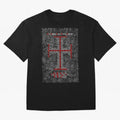 Cruz Ang¨¦lica de Santo Tom¨¢s de Aquino Relieve Oversized T-Shirt Show Love for Legendary Goals in Global Football Passion for FIFA World Cup 2026, Built around CR7, Argentina, Global Supporter Spirit, Legendary Goals, National Colors and