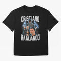 Cristiano Haalando Lightning Poster For Football Fans and Gift For Sports Lovers Oversized T-Shirt Represent Football Lovers during FIFA World Cup 2026 USA Canada Mexico for Fans of Messi and Argentina, Bringing Goal Celebration Energy, Supporter