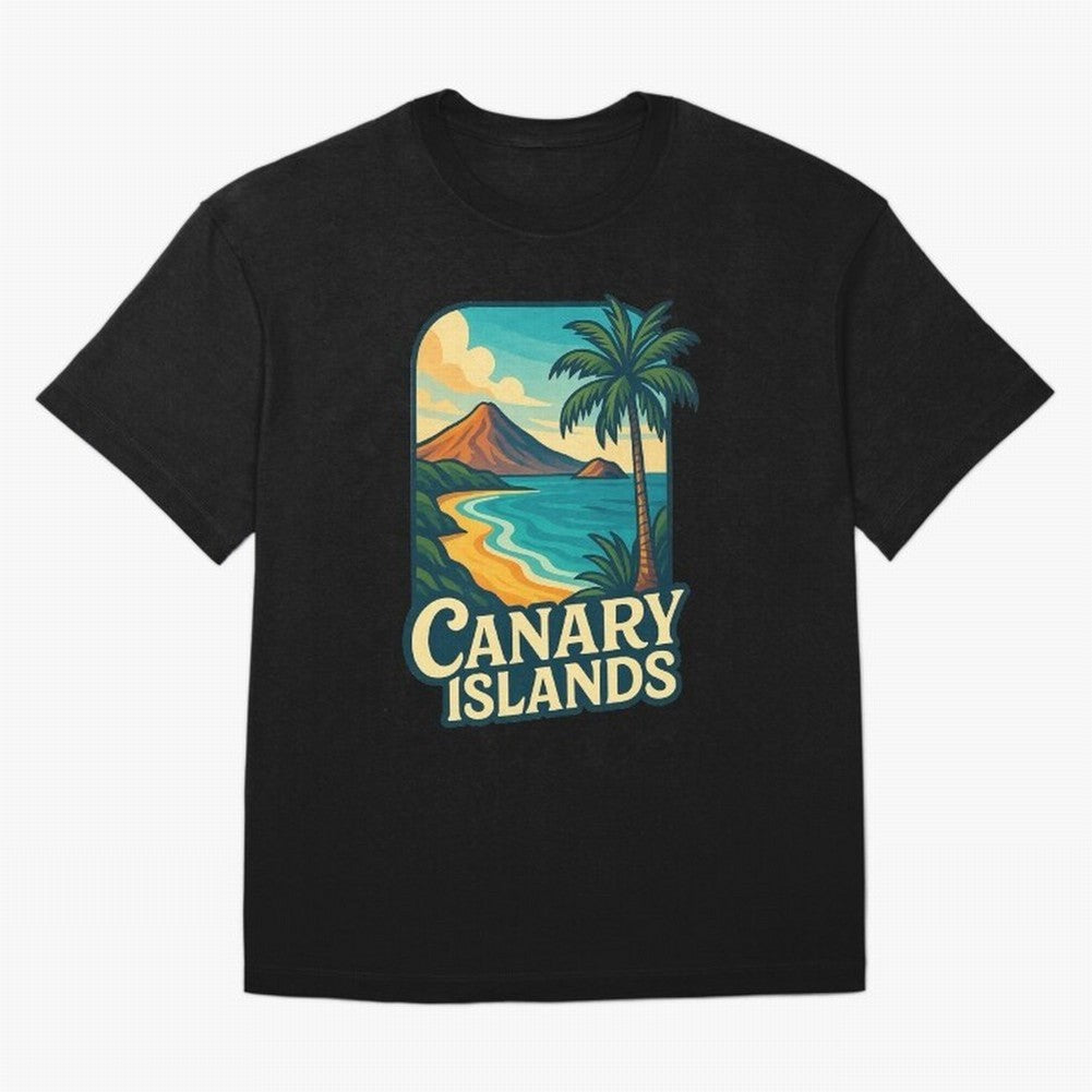 Tropical Shoreline of the Canary Islands Spain Oversized T-Shirt Bring Legendary Rivalry Energy to the FIFA World Cup 2026 Journey through CR7 and Messi Highlights, France Pride, Fan Favorite Moments, National Team Passion, Big Match Drama and