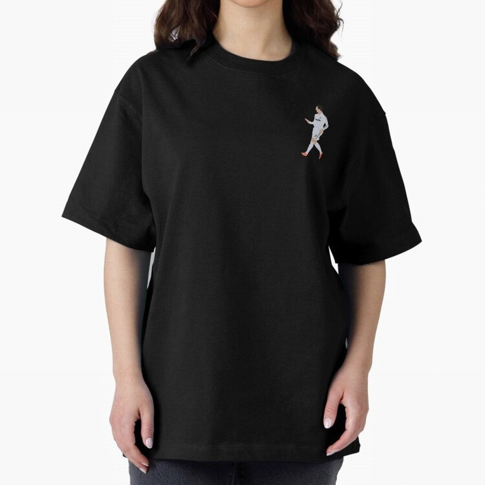 Cristiano Calma Celebration Art Oversized T-Shirt Show Love for Legendary Goals in Global Football Passion for FIFA World Cup 2026 Group Stage, Connected to CR7 and Messi, France, Champion Mindset, Group Stage Buzz, Knockout Tension and Passionate