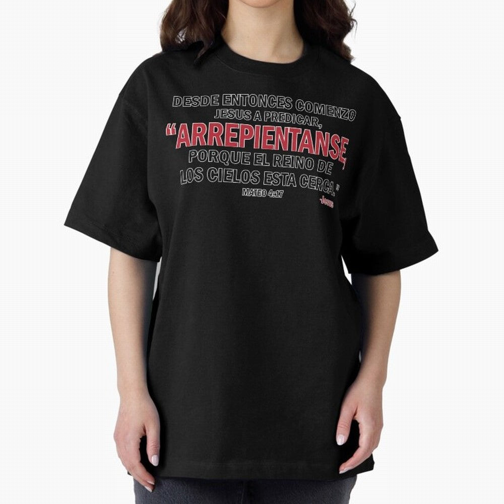 Arrepientanse Oversized T-Shirt Celebrate the Magic of FIFA World Cup 2026 USA Canada Mexico for Fans of Mbappe and Neymar and Portugal, Spain and Germany, Bringing Worldwide Fan Energy, Dramatic Goals, Stadium Lights and Championship Celebrations;