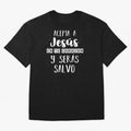 Acepta a Jes¨²s en tu Corazon Mensaje Cristianos Dios Spanish Oversized T-Shirt Showcase FIFA World Cup 2026 USA Canada Mexico Inspired by Mbappe, Portugal, Spain and Germany Energy, Retro Football Energy, Iconic Rivalries, Trophy Chase Drama and