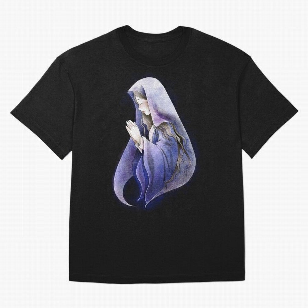Holy Mary, Mother of God Oversized T-Shirt Feel FIFA World Cup 2026 Group Stage for Fans of Mbappe and Neymar and Germany, Bringing Worldwide Fan Energy, Dramatic Goals, Stadium Lights and Championship Celebrations; Perfect for Supporters Who Want