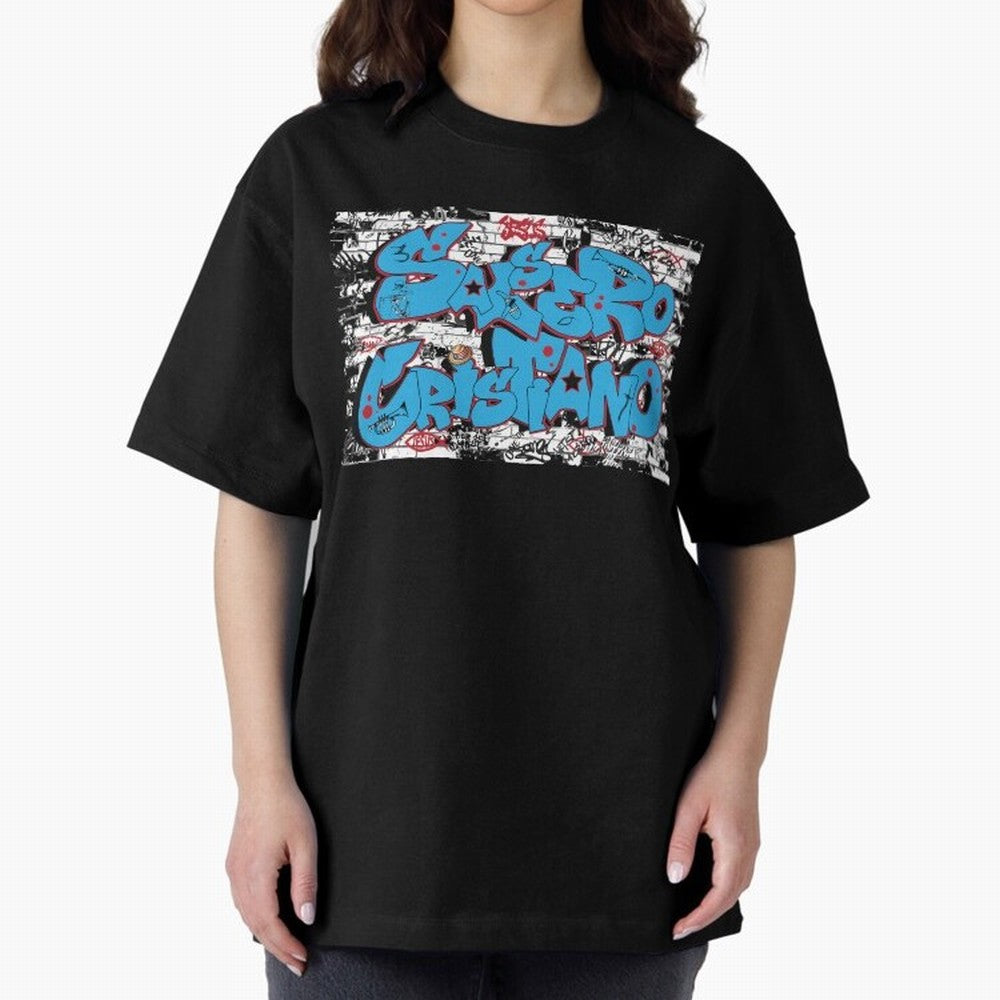 Salsero Cristiano Oversized T-Shirt Fuel the Hype around FIFA World Cup 2026 for Fans of Messi, CR7 and Mbappe and Germany, Bringing Global Supporter Spirit, Legendary Goals, National Colors and Tournament Celebration; Great for Watch Parties,