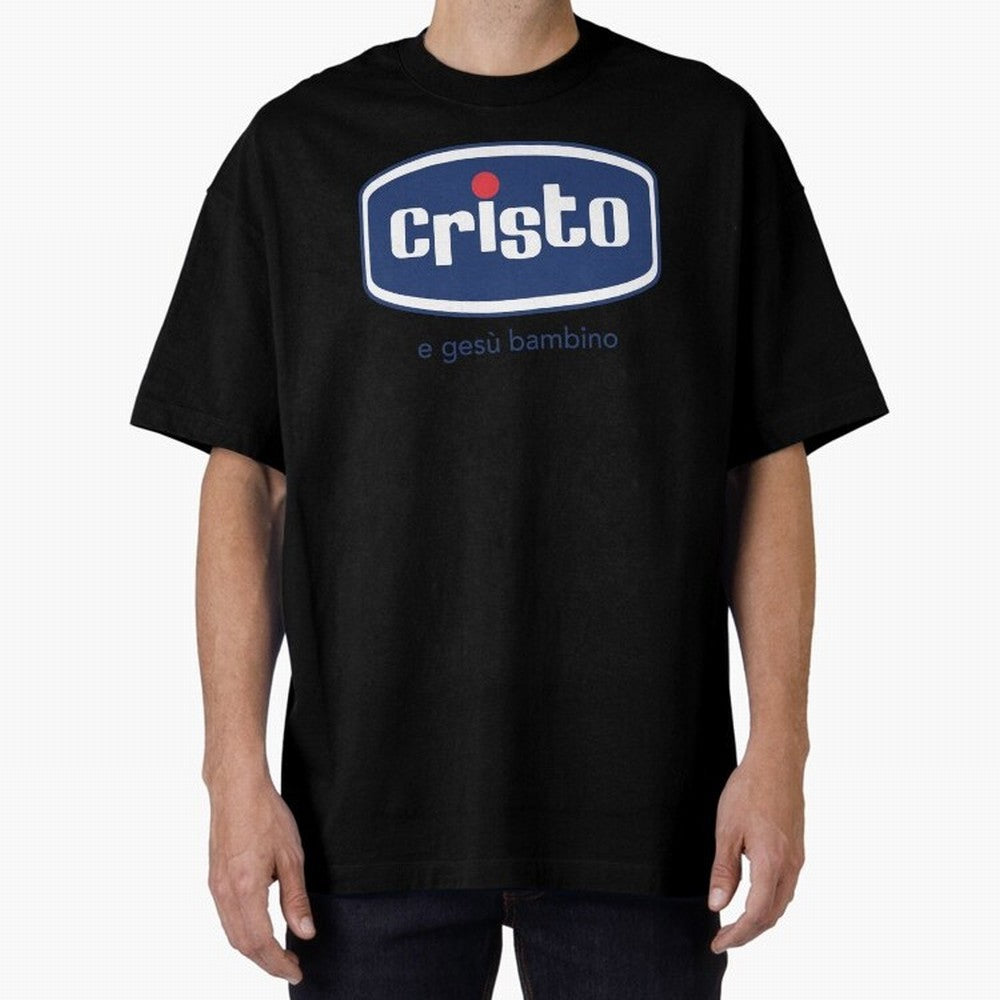Cristo e ges¨´ bambino ? Oversized T-Shirt Support FIFA World Cup 2026 Group Stage Filled with CR7, France and Portugal Energy, Football Festival Excitement, Trophy Ambitions, Country Rivalries and Star Player Buzz; Created for Match Day Parties,