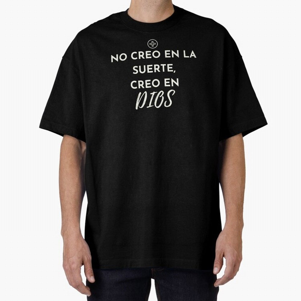 No creo en la suerte, creo en Dios Oversized T-Shirt Support the Legends of FIFA World Cup 2026 USA Canada Mexico Highlighting Haaland and Mbappe, England and Germany Energy, Football History, Final Match Energy, Crowd Noise and Once in a Lifetime