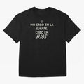 No creo en la suerte, creo en Dios Oversized T-Shirt Support the Legends of FIFA World Cup 2026 USA Canada Mexico Highlighting Haaland and Mbappe, England and Germany Energy, Football History, Final Match Energy, Crowd Noise and Once in a Lifetime
