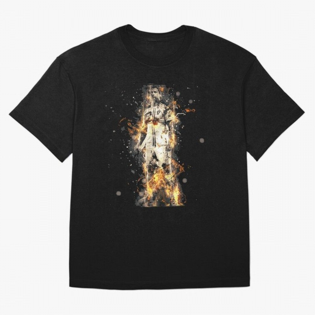 Ronaldo On Fire T Shirt Cristiano Cr7 Soccer S Jersey Men Madrid 7 Portugal Football Real White Kids Tee Mens Black Oversized T-Shirt Relive the Noise and Pride of FIFA World Cup 2026 for Fans of Messi and Cristiano Ronaldo and Argentina and