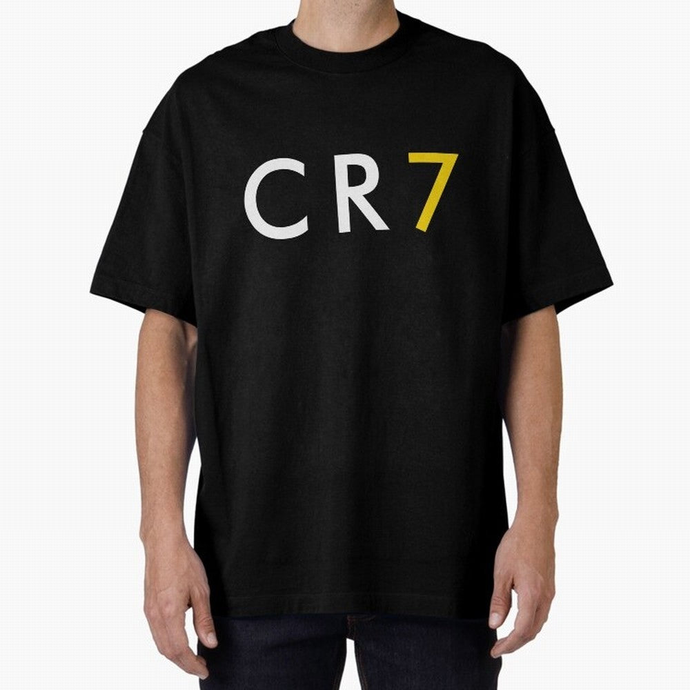 CR7 Oversized T-Shirt Honor the Football Icons of FIFA World Cup 2026 Group Stage Spirit, with Portugal, Messi, Championship Spirit, Famous Goals, Roaring Crowds and International Football Unity; Ideal for Fans Who Follow Messi, Cristiano Ronaldo,