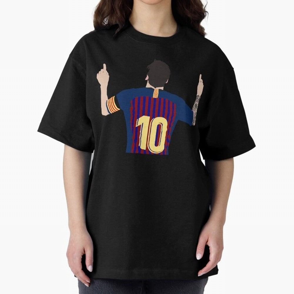 Lionel Messi Iconic Goal Celebration #o44 Oversized T-Shirt Represent Fans Who Live for FIFA World Cup 2026 Group Stage Featuring Messi, CR7 and Mbappe, Brazil Energy, Goal Celebration Energy, Supporter Heritage, Football Icons and Worldwide