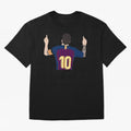 Lionel Messi Iconic Goal Celebration #o44 Oversized T-Shirt Represent Fans Who Live for FIFA World Cup 2026 Group Stage Featuring Messi, CR7 and Mbappe, Brazil Energy, Goal Celebration Energy, Supporter Heritage, Football Icons and Worldwide