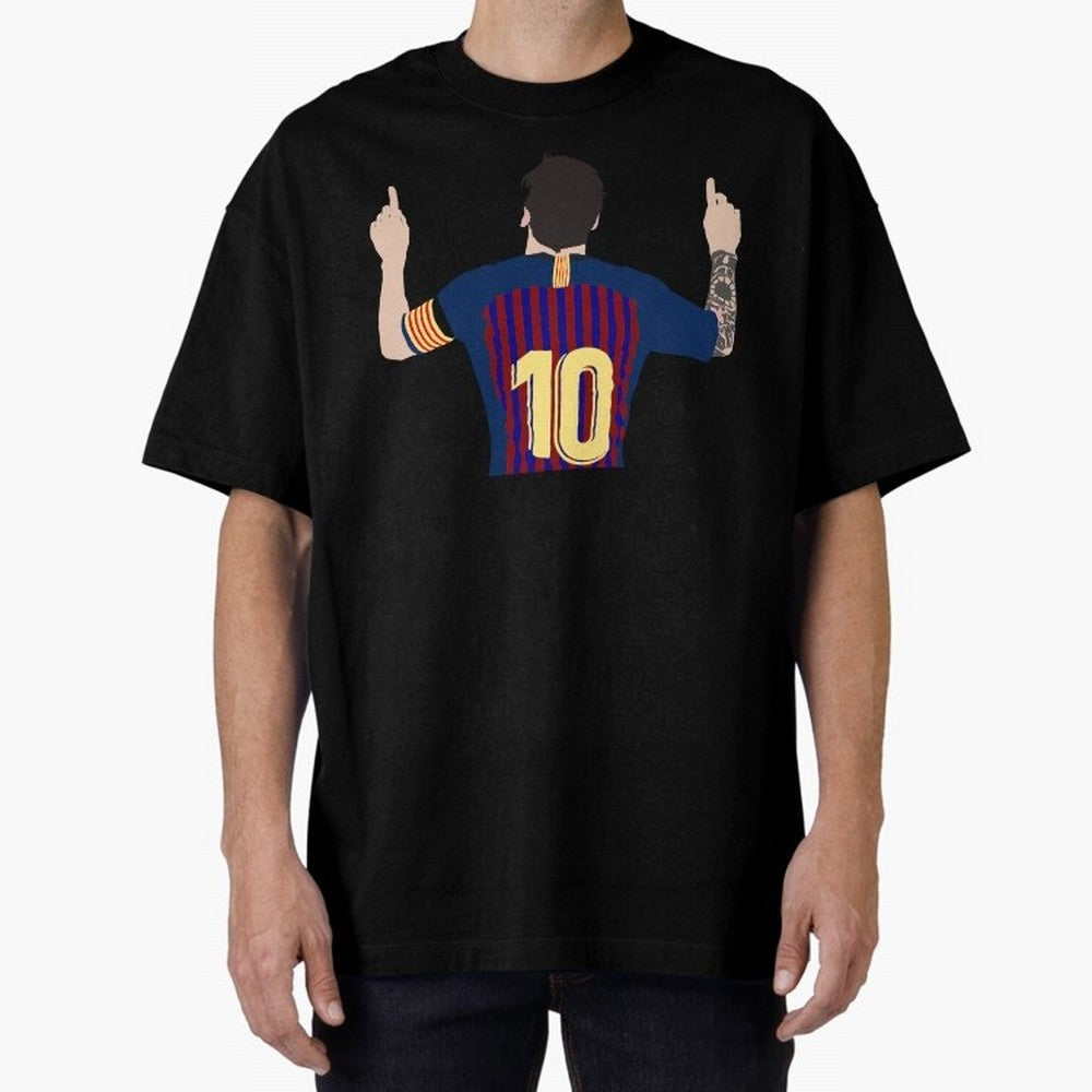 Lionel Messi Iconic Goal Celebration #o44 Oversized T-Shirt Represent Fans Who Live for FIFA World Cup 2026 Group Stage Featuring Messi, CR7 and Mbappe, Brazil Energy, Goal Celebration Energy, Supporter Heritage, Football Icons and Worldwide
