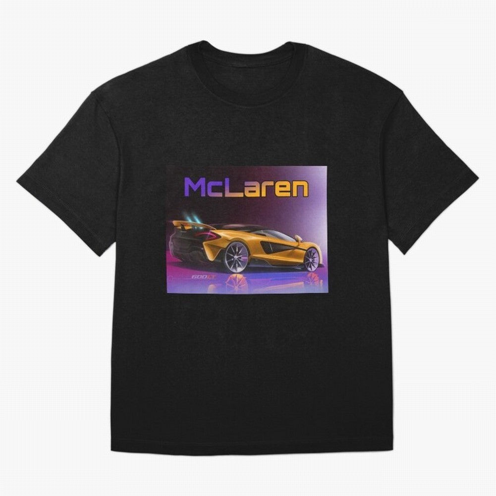 Mclaren in Gradient Metallic Color Oversized T-Shirt Wear the Spirit of FIFA World Cup 2026 USA Canada Mexico Spirit, Driven by Netherlands, Cristiano Ronaldo, Haaland and CR7, Classic Soccer Heritage, Championship Pressure, Fan Loyalty and