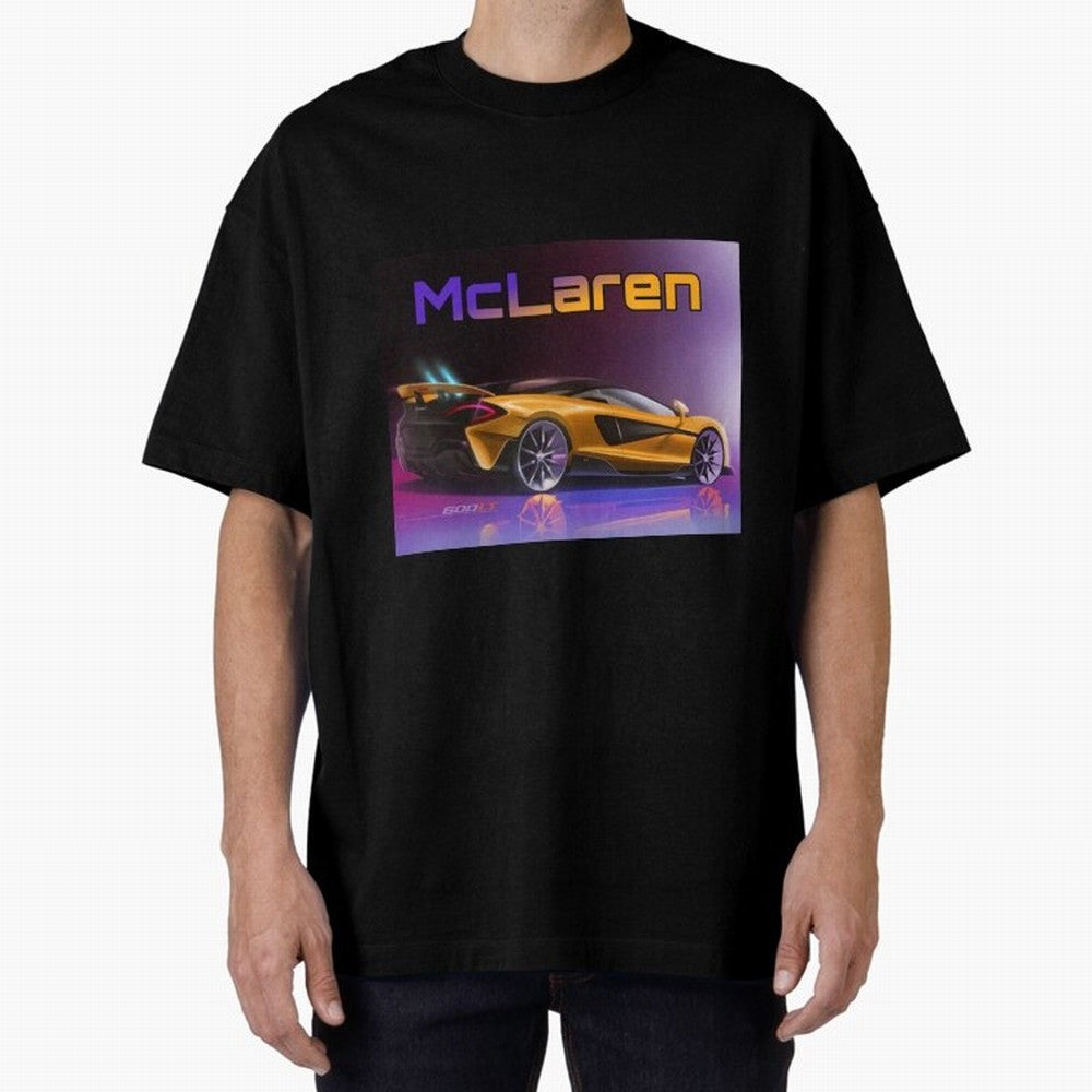 Mclaren in Gradient Metallic Color Oversized T-Shirt Wear the Spirit of FIFA World Cup 2026 USA Canada Mexico Spirit, Driven by Netherlands, Cristiano Ronaldo, Haaland and CR7, Classic Soccer Heritage, Championship Pressure, Fan Loyalty and