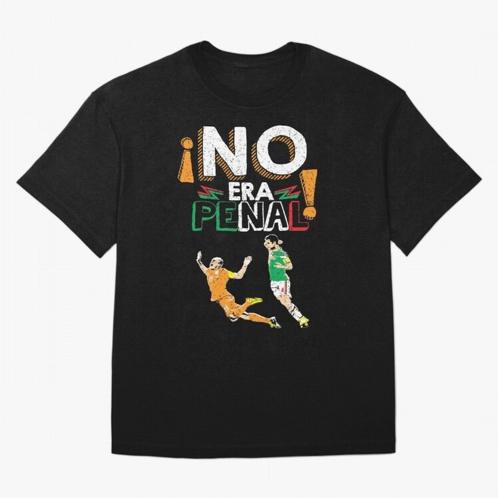 No Era Penal Oversized T-Shirt Embrace FIFA World Cup 2026 USA Canada Mexico Filled with Neymar, France and Portugal Energy, Vintage Soccer Flavor, Modern Football Stars, National Flags and Final Night Emotion; Ideal for Fans Who Follow Messi,