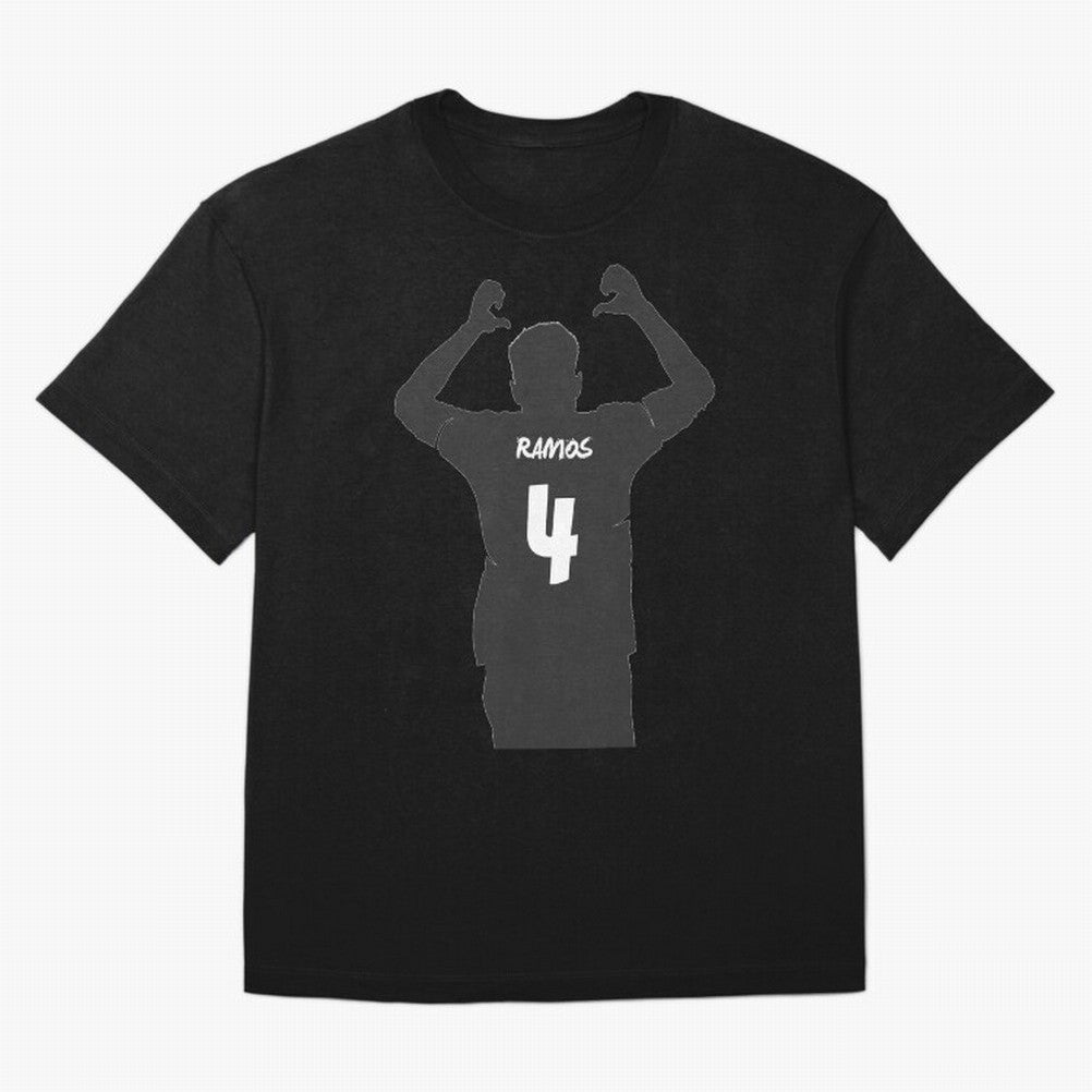 Sergio Ramos artwork Oversized T-Shirt Show Your Tournament Heart for FIFA World Cup 2026 Spirit, Featuring England, Neymar, Retro Football Energy, Iconic Rivalries, Trophy Chase Drama and Stadium Atmosphere; Made for Die Hard Supporters, Soccer